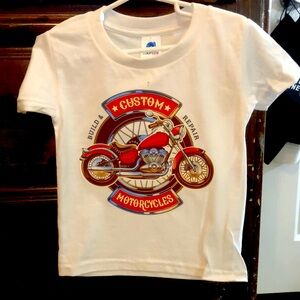 HANDMADE MOTORCYCLE TEE - TODDLER SIZE 2T
